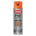 Krylon Marking Paints; Solvent Based; APWA Bright Orange; 15 oz. Aerosol 7306